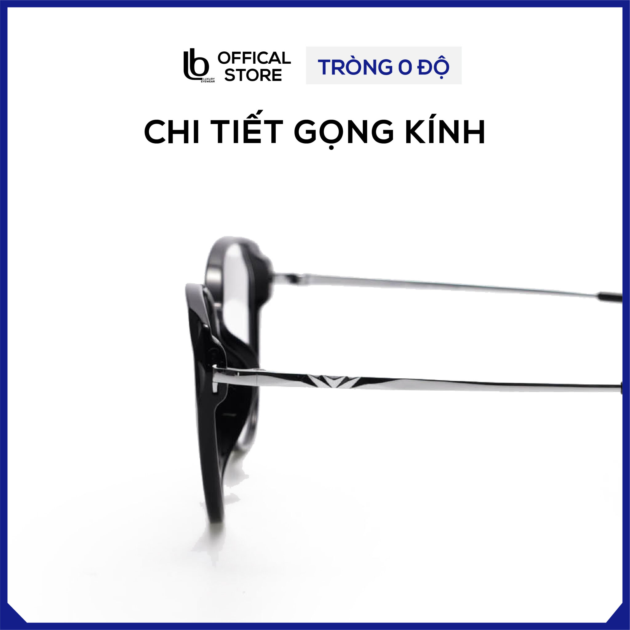 Gọng kính mắt mèo LB Eyewear H00194 mắt kính nam nữ thời trang, chất liệu nhựa, form dáng vừa