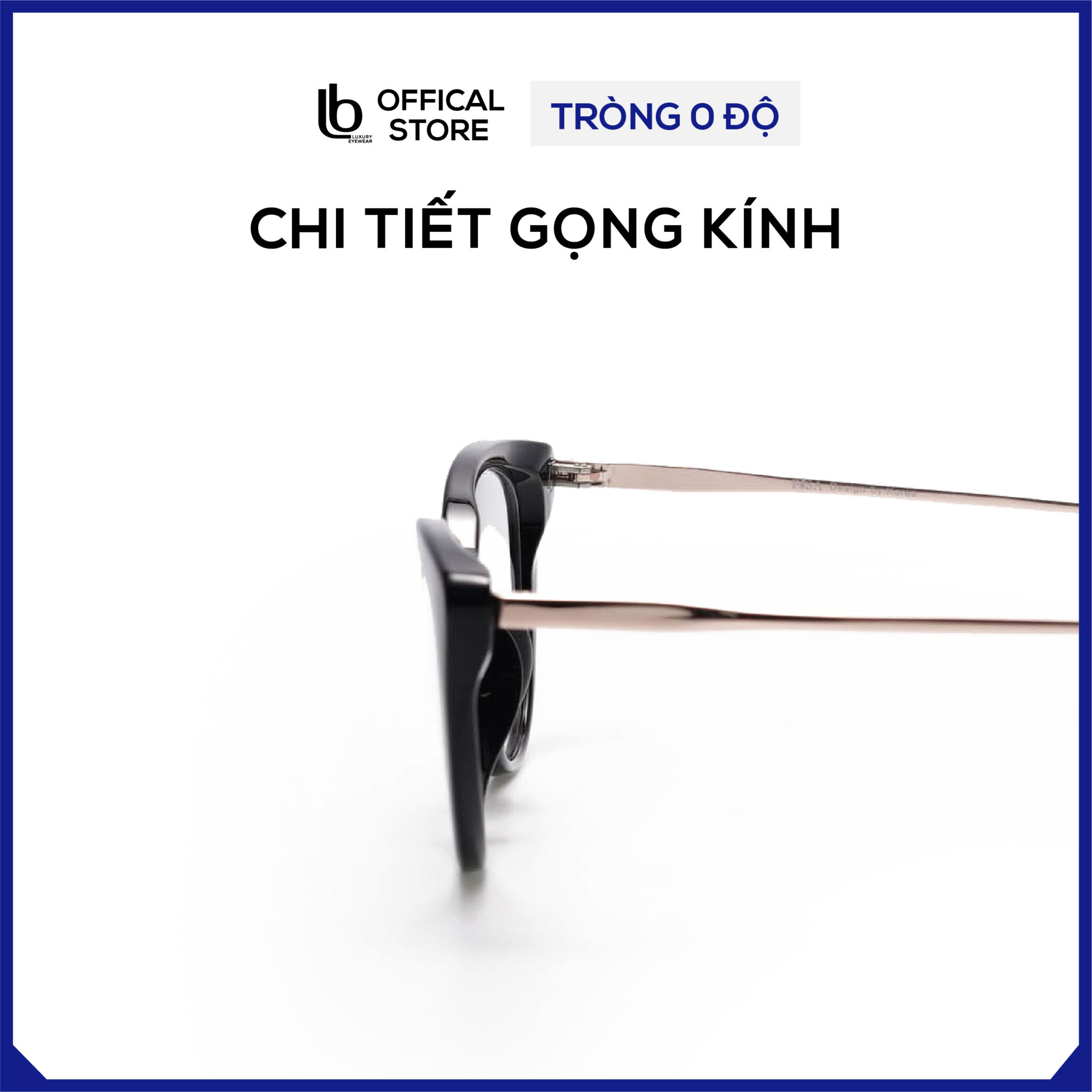 Góng kính mắt mèo LB Eyewear H00285 mắt kính thời trang nam nữ trọng lượng nhẹ, phong cách trẻ trung, năng động