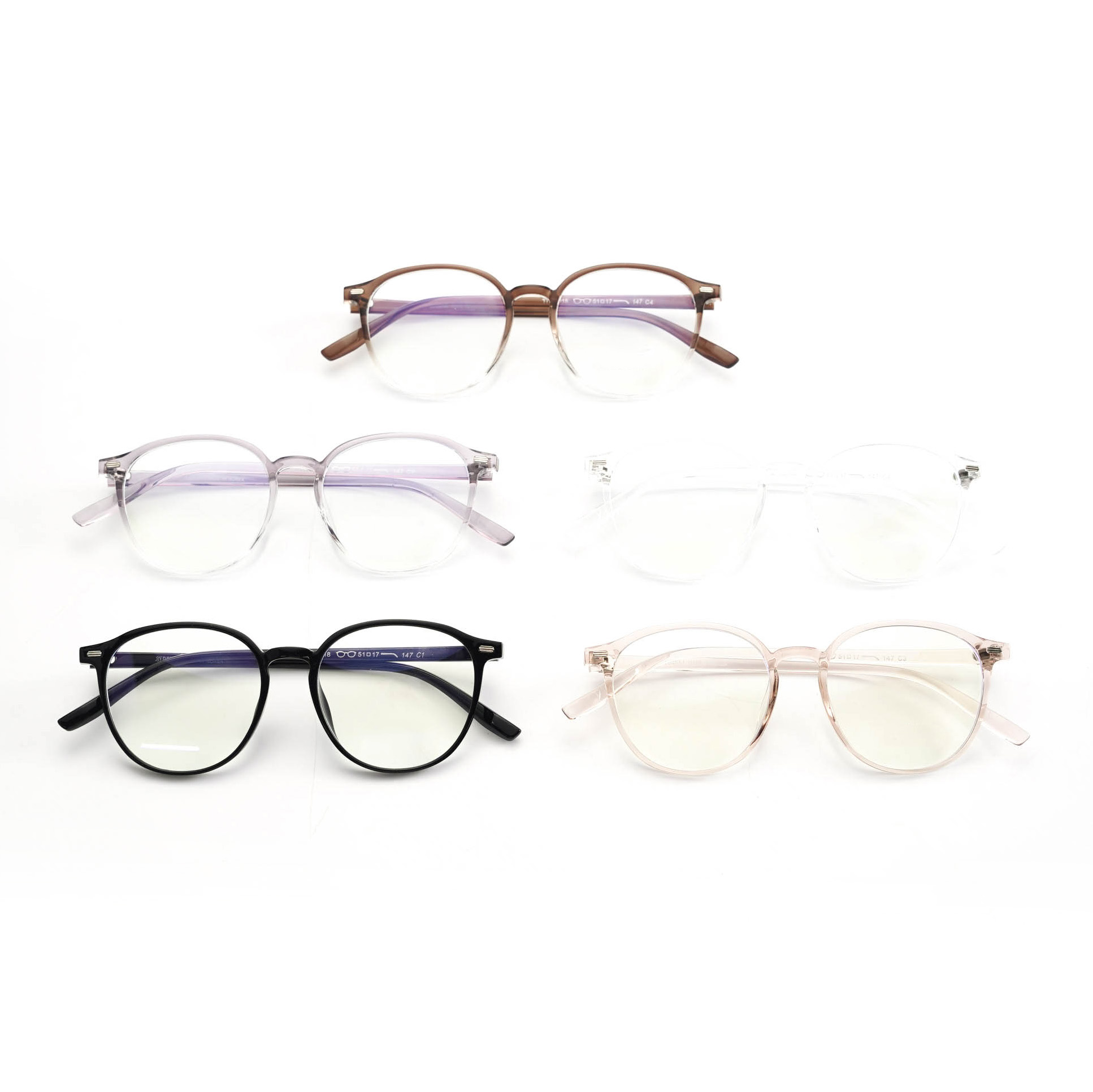 Kính trong suốt LB Eyewear 85078 gọng kính nhựa nam nữ thời trang chống tia UV nhẹ không gây nặng mặt
