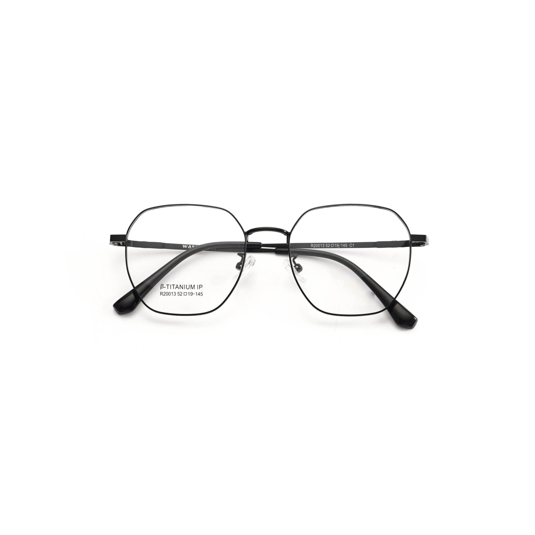 Kính đa giác LB Eyewear 20013 kính gọng kim loại giả cận nam nữ thời trang, chống tia UV phù họp mặt nhỏ